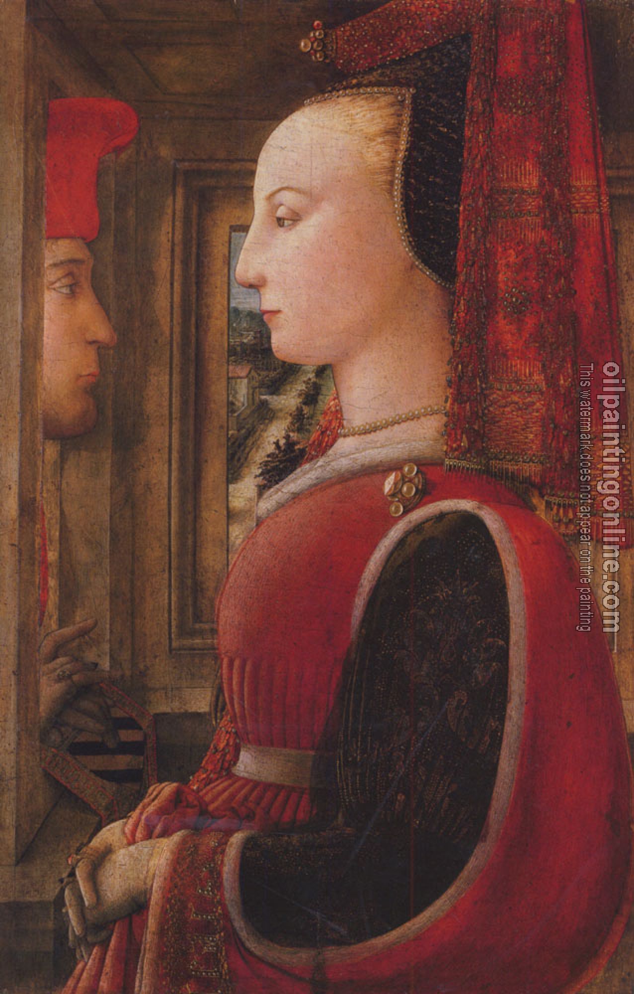 Lippi, Filippino - Two figures